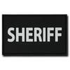 T90 - Tactical Patch - Sheriff - Rubber (3"x2") - Black