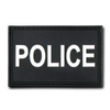 T90 - Tactical Patch - Police - Rubber (3"x2") - Black