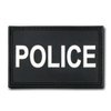T90 - Tactical Patch - Police - Rubber (3"x2") - Black