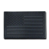 T90 - Tactical Patch - USA Flag - Rubber (3"x2") - Black