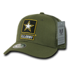 S77 - U.S. Army Cap - Back to Basics - Trucker Mesh - Olive Drab