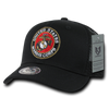 S77 - U.S. Marine Corps Cap - Back to Basics - Trucker Mesh - Black