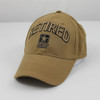 6634 - Army Retired Cap - Star Logo - Cotton - Coyote