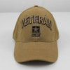 6635 - U.S. Army Veteran Cap - Star Logo - Cotton - Coyote