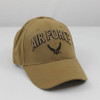 6637 - Air Force Cap - Wings Logo - Cotton - Coyote