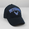 6484 - Air Force Veteran Cap - Wings Logo - Cotton - Dark Navy