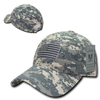 S73 - USA Flag Cap - Relaxed Ripstop - Cotton - ACU Digital Camouflage