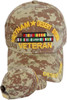 Vietnam Desert Storm Veteran Cap with Ribbons - Desert Digital Camo