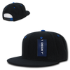 Accent Snapback Cap - Black/Royal Blue