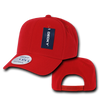 Acrylic Curved Bill Baseball Cap - Red