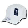 Acrylic Curved Bill Baseball Cap - White