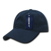 Brushed Cotton Baseball Cap - Navy Blue