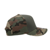 Camo Curved Bill Baseball Cap - Woodland Camouflage/Olive/Woodland Camouflage