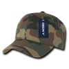 Camo Curved Bill Baseball Cap - Woodland Camouflage/Woodland Camouflage/Woodland Camouflage