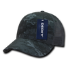 Cotton Curved Bill Trucker Cap - Navy Digital Camouflage/Charcoal