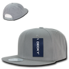 Cotton Snapback Cap - Light Grey