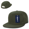 Cotton Snapback Cap - Olive