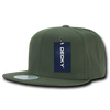 Cotton Snapback Cap - Olive