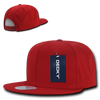 Cotton Snapback Cap - Red