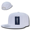 Cotton Snapback Cap - White