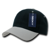Deluxe Baseball Cap - Black/Grey