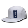 Flat Bill One Size Flex Cap - White
