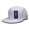 Flat Bill One Size Flex Cap - White