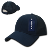 Low Crown Air Mesh Baseball Cap - Navy Blue/Navy Blue