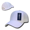 Low Crown Air Mesh Baseball Cap - White/White