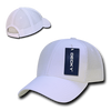 Low Crown Air Mesh Baseball Cap - White/White
