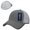 Low Crown Mesh Golf Cap - Grey/White