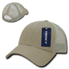 Low Crown Mesh Golf Cap - Khaki/Khaki