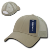 Low Crown Mesh Golf Cap - Khaki/Khaki