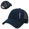 Low Crown Mesh Golf Cap - Navy Blue/Navy Blue