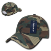 Low Crown Relaxed Ripstop Cap - Woodland Camouflage