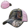 Low Crown Structured HYBRiCAM Cap - Grey Bark/Pink