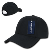 Low Crown Structured Ripstop Cap - Black