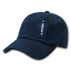 Low Soft Crown Washed Flex Cap - Navy Blue
