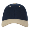 Low Structured Baseball Cap - Navy Blue/Gold