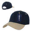 Low Structured Baseball Cap - Navy Blue/Gold