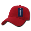 Low Structured Baseball Cap - Red