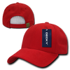 Relaxed Brushed Cotton Cap - Red