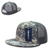 Ripstop Flat Bill Trucker Cap - ACU Camouflage