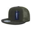 Ripstop Flat Bill Trucker Cap - Olive Drab