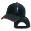 Sandwich Visor Baseball Cap - Black/Red