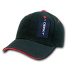 Sandwich Visor Baseball Cap - Black/Red