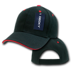 Sandwich Visor Baseball Cap - Black/Red