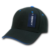 Sandwich Visor Baseball Cap - Black/Royal Blue