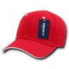 Sandwich Visor Baseball Cap - Red/White