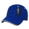 Sandwich Visor Baseball Cap - Royal Blue/White
